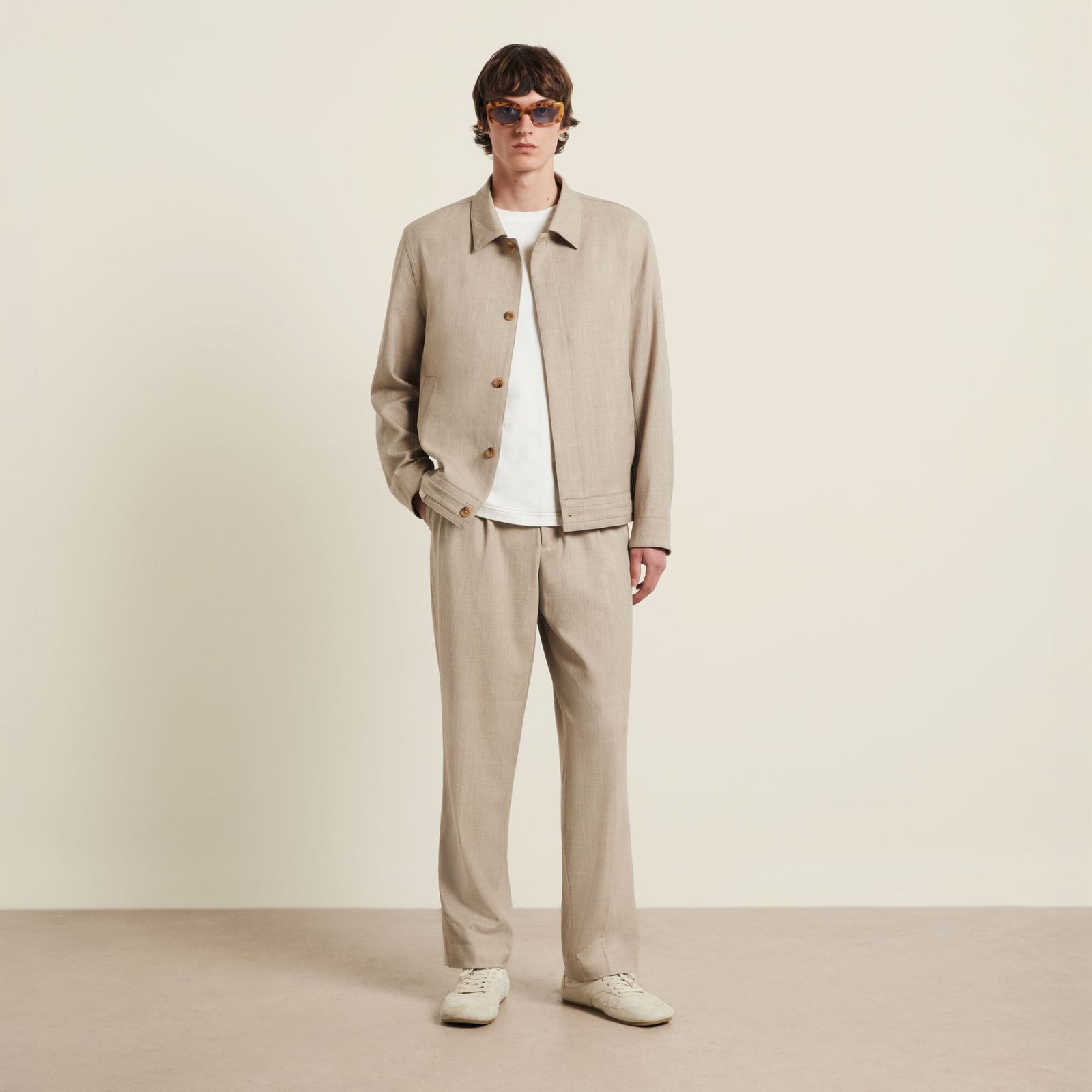 Provence Travel Suit Pant - Beige