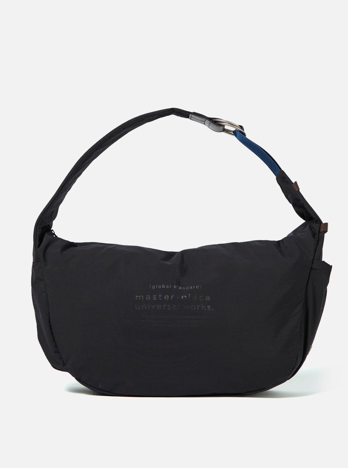 master-piece x Universal Works Black Large Canvas Shoulder Bag