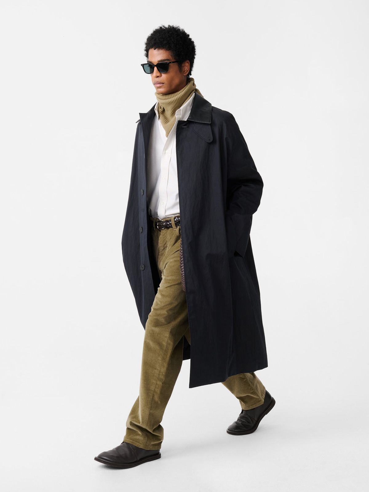 Revere Trench in Washed Black