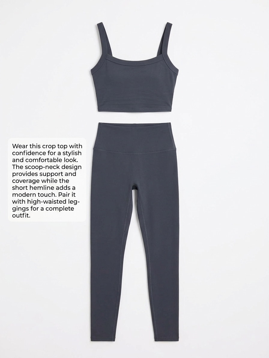 Womens Active Sports Bra In Slate Blue