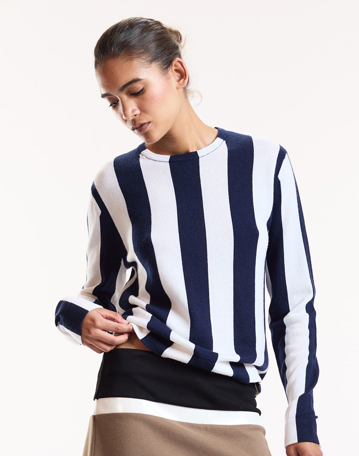 Sideline Striped Sweater