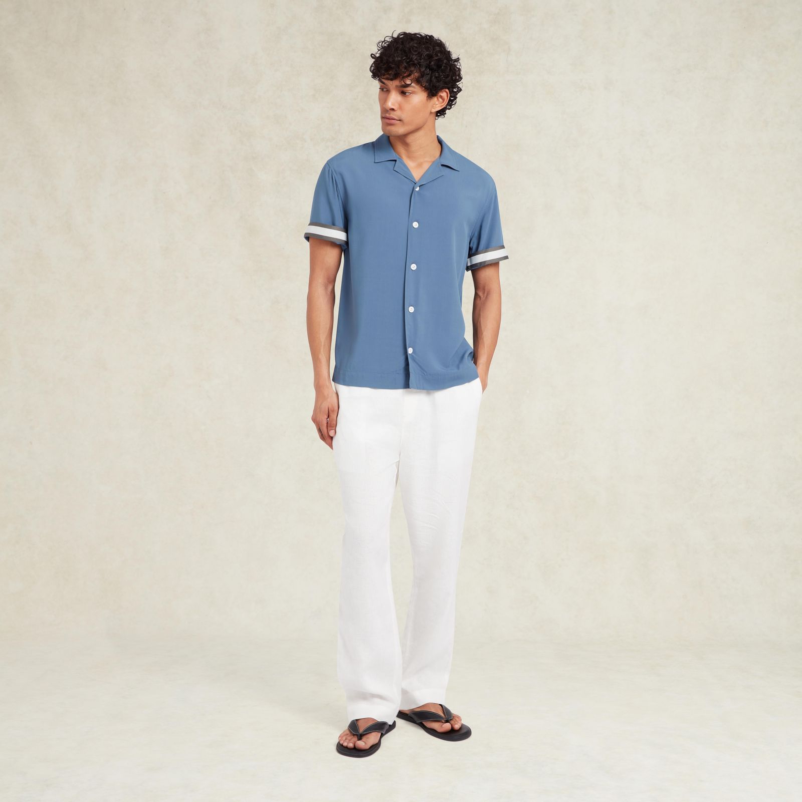 Valbonne Ecovero™ Signature Shirt - Dark Blue