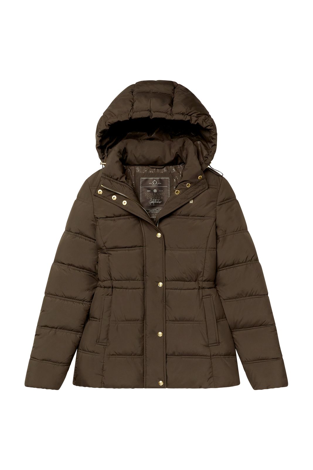 Arncliffe Hooded Coat (olive Brown)