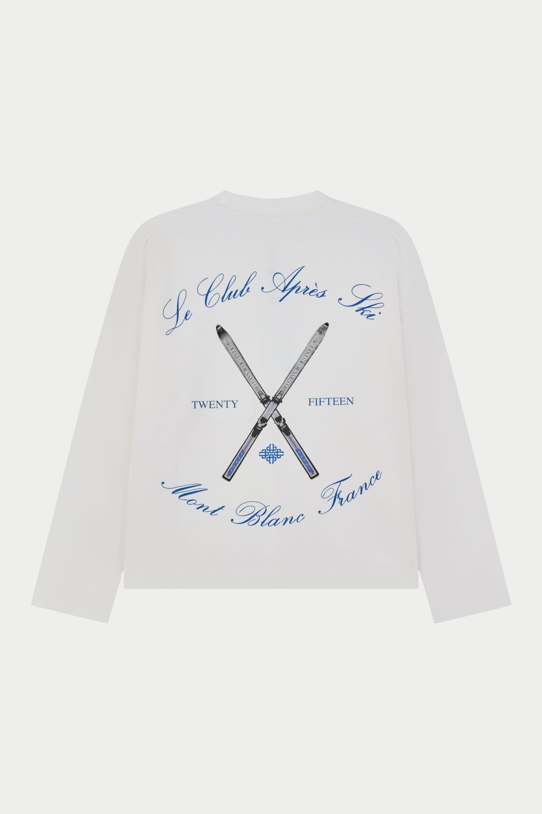 APRES SKI GRAPHIC LONG SLEEVE T-SHIRT - OFF WHITE