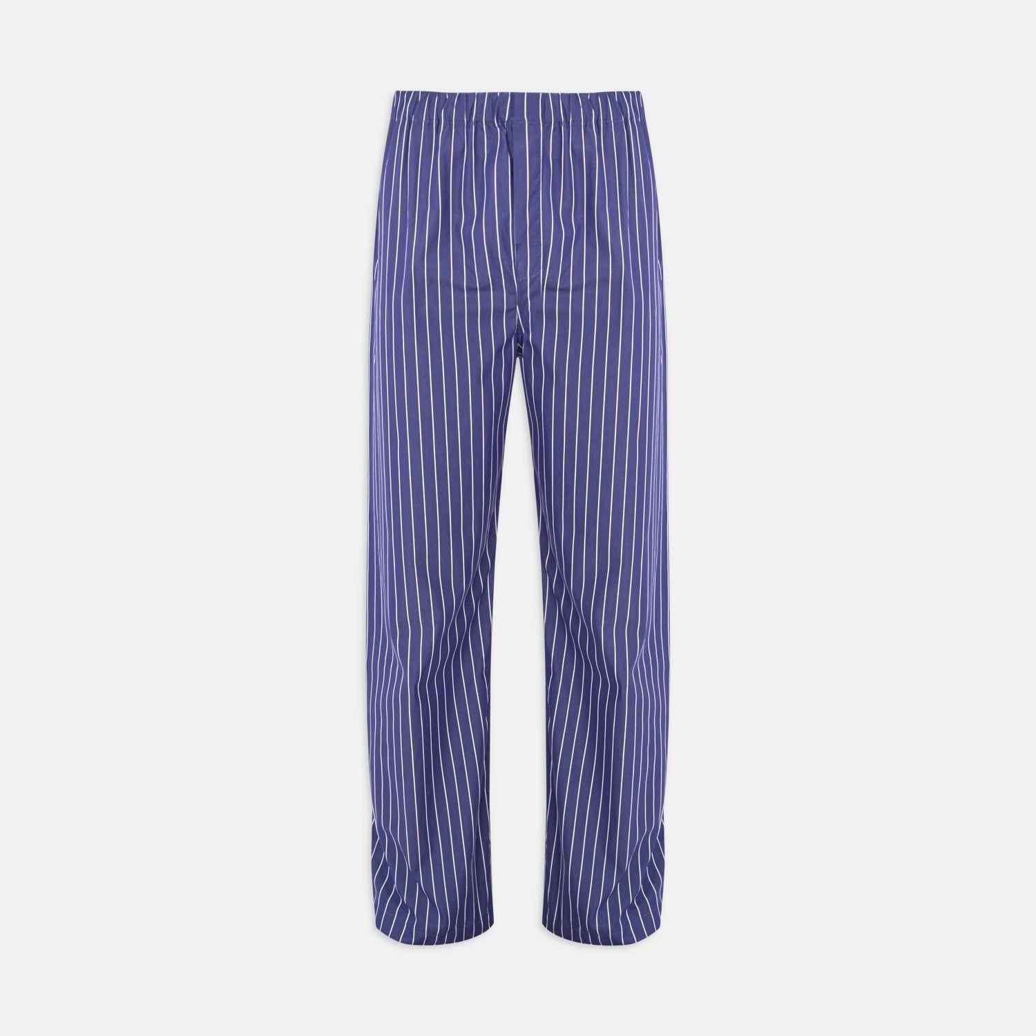 Navy Stripe Modern Pyjama Trousers