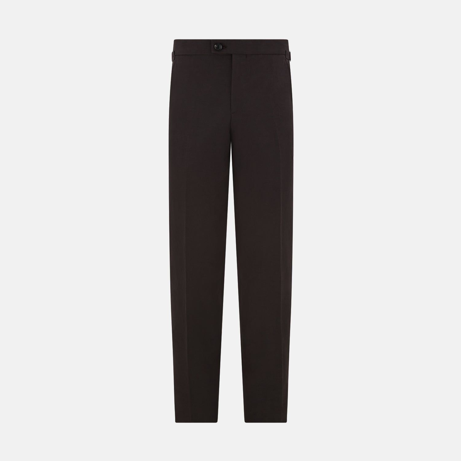 Brown Linen Henry Trousers