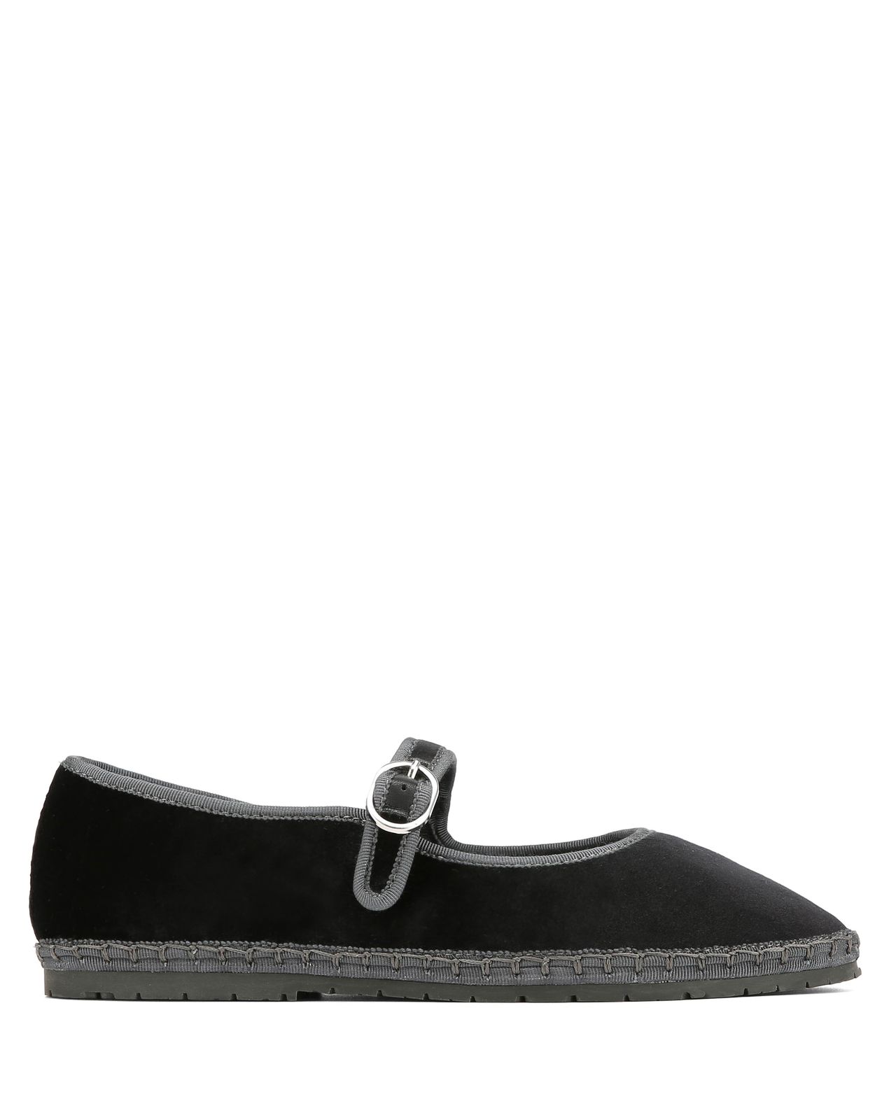 Mel Black/Grey Velvet