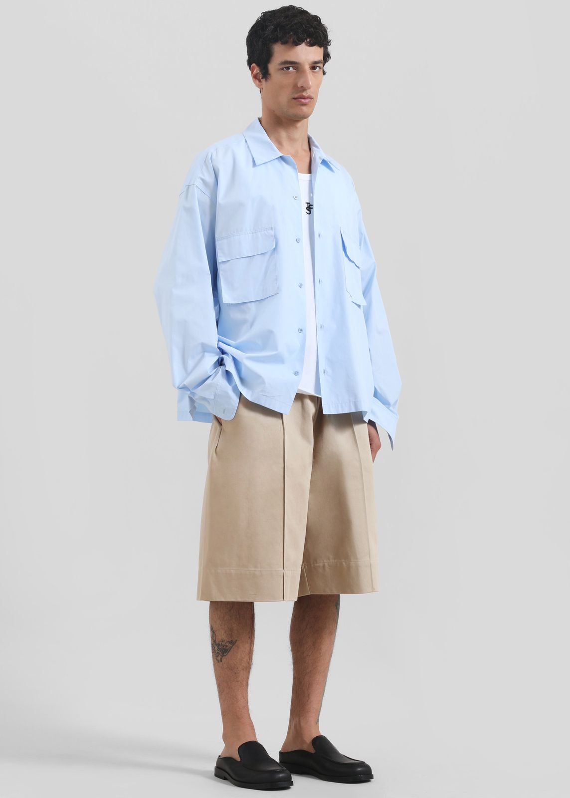 Adan Bermuda Shorts - Beige