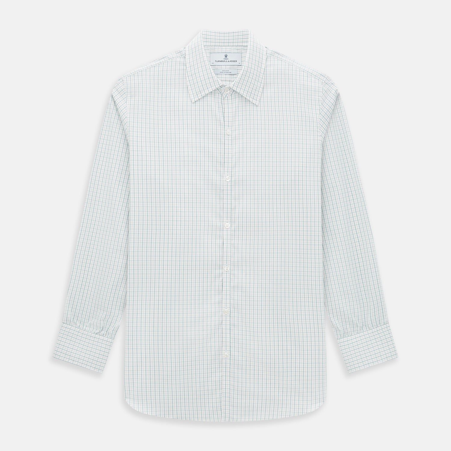 Turquoise And Red Multi Check Westminster Shirt