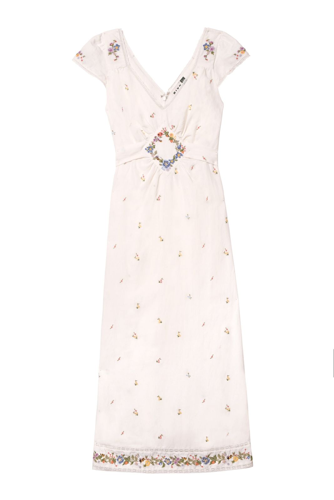 Carey  -  Meadow Embroidery Ivory