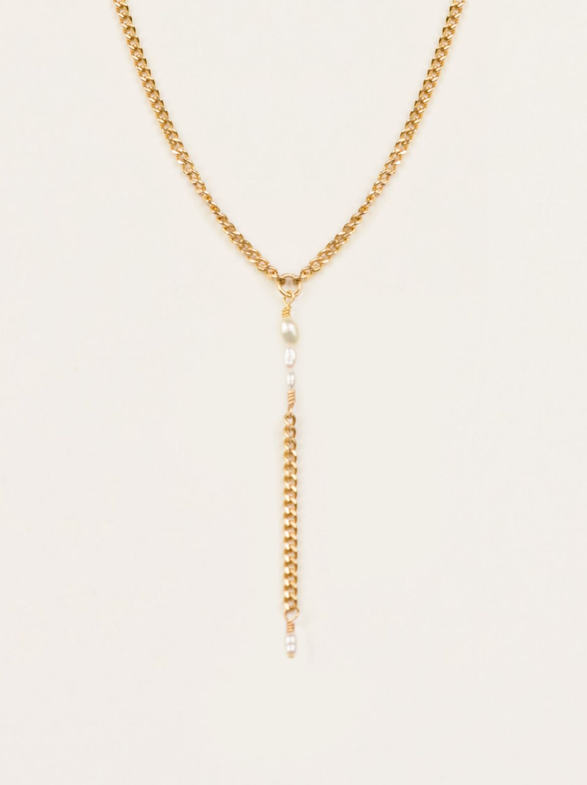 Pearl Lariat Necklace
