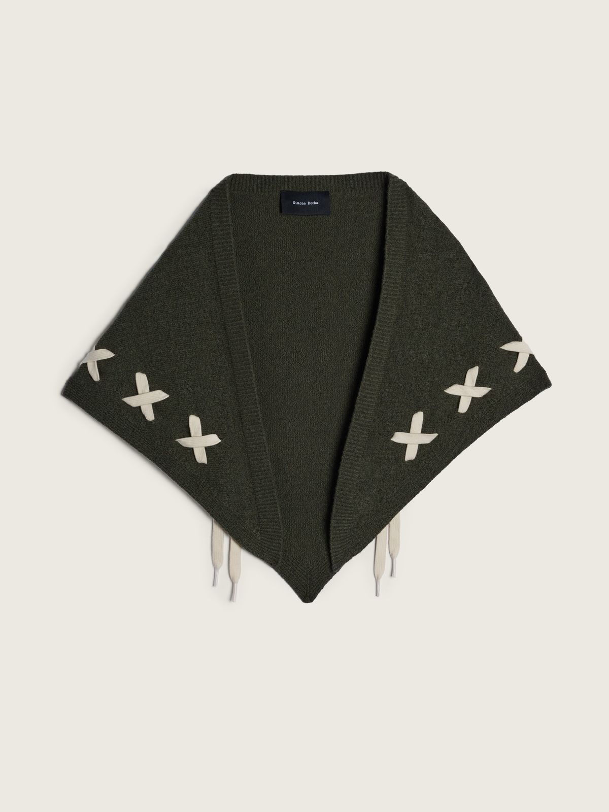 Merino Lace Up Neckerchief