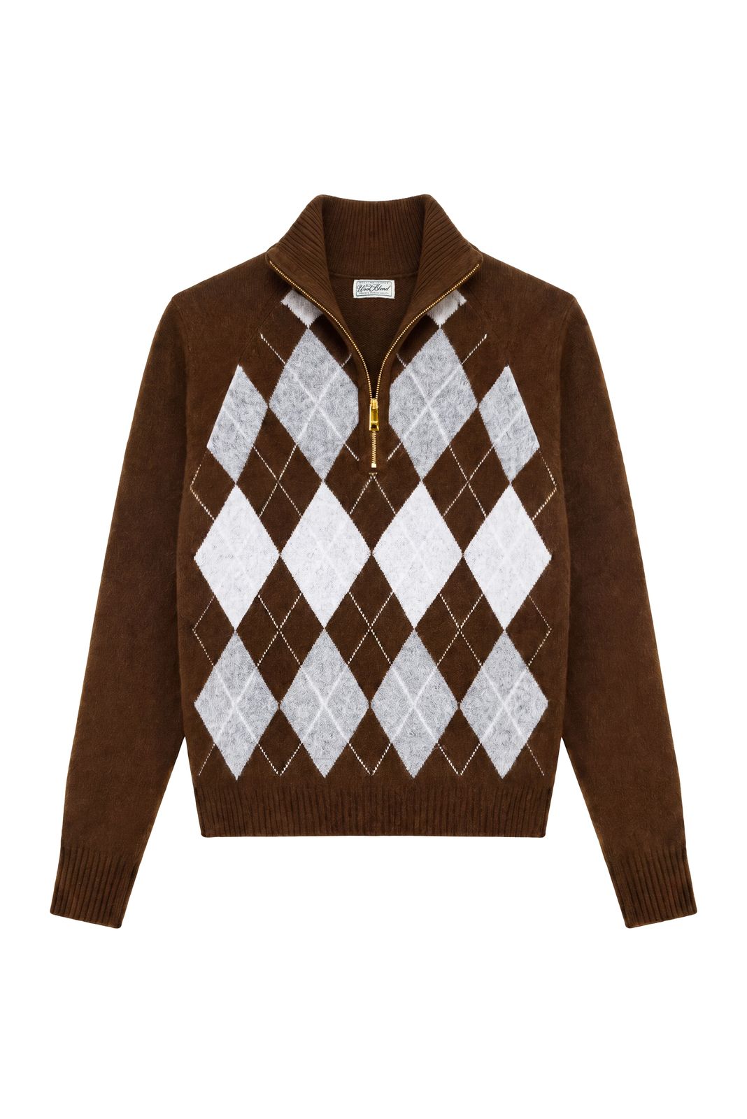 Oakmont Quarter Zip Knit (chocolate)