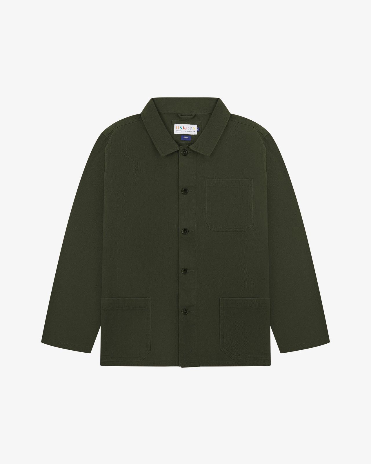 3001 drill overshirt - vine green