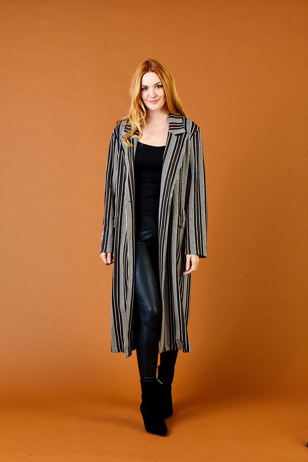 Irina Long Stripe Jacket