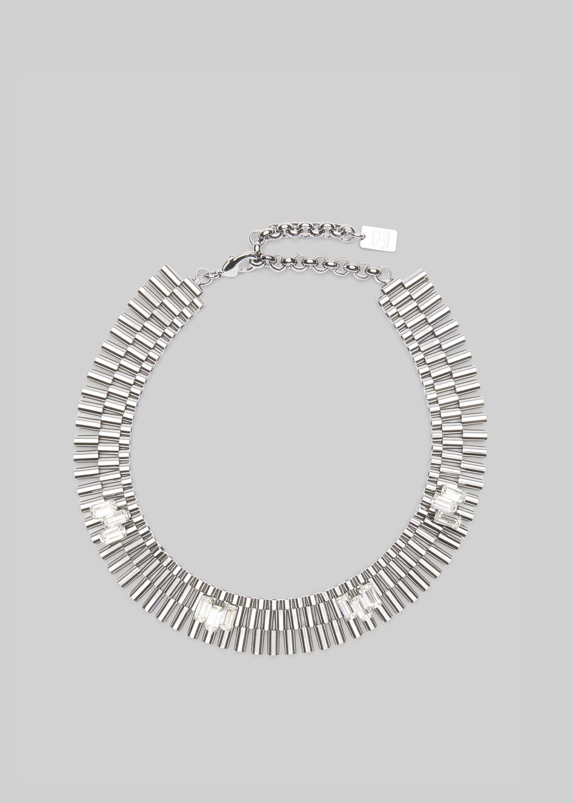 Sharra Pagano On Time Necklace - Silver