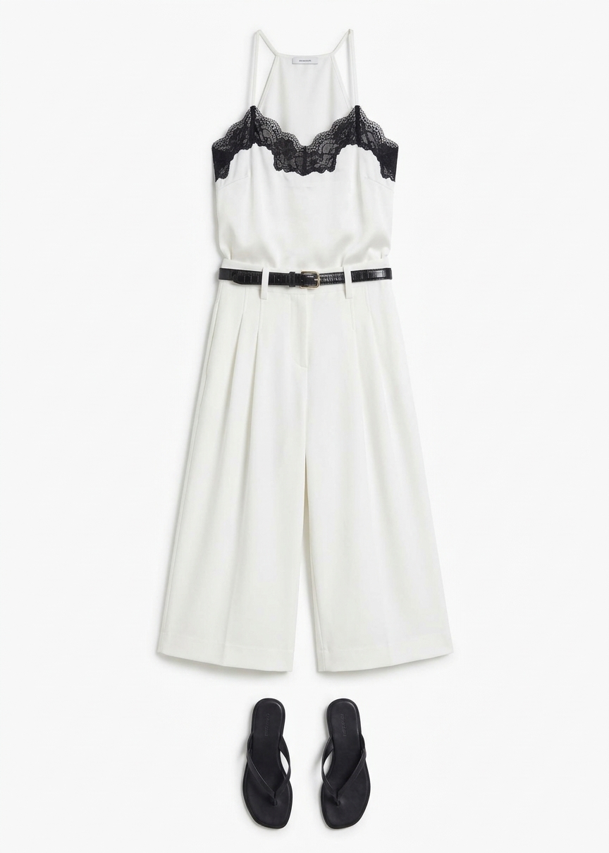 Jag Pleated Bermuda Shorts - White