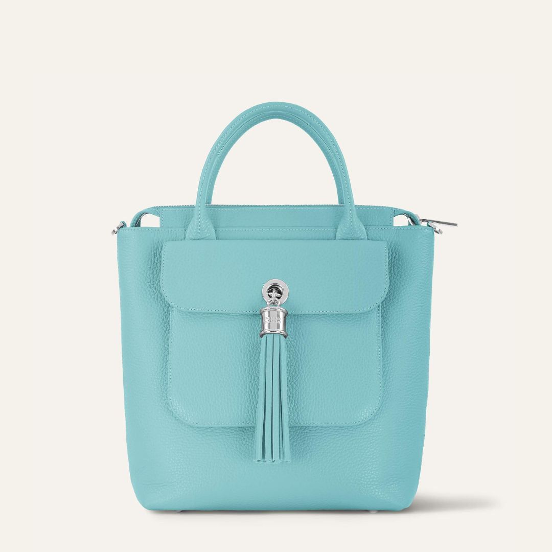 Mini P Backpack | Tiffany Mint with Silver hardware