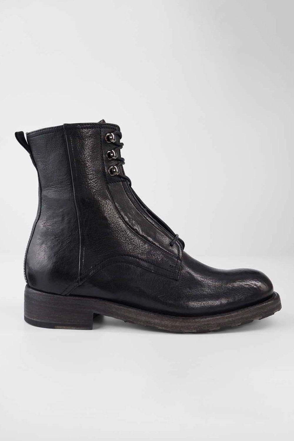 ASTON urban-black hidden lace up boots.
