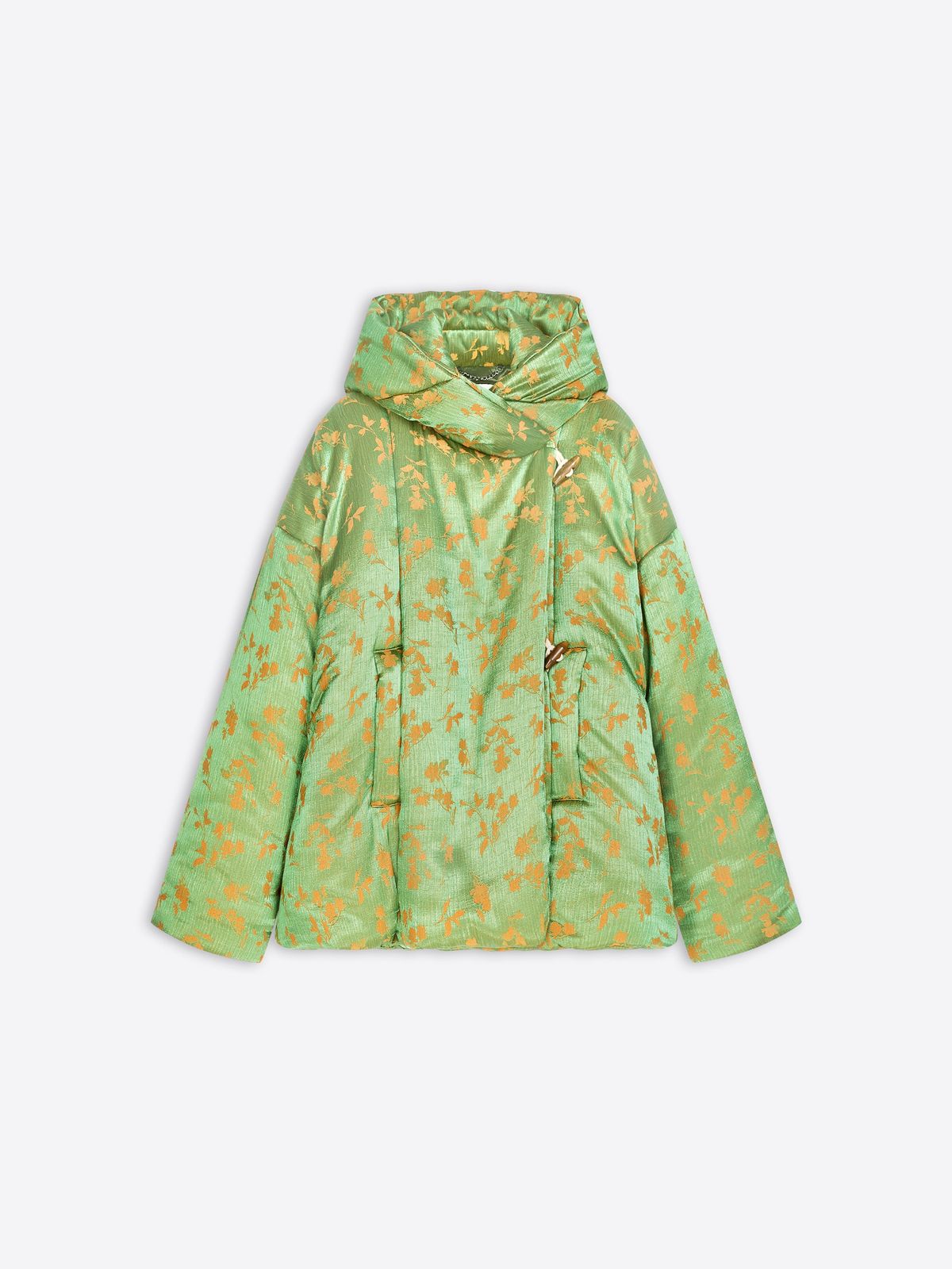 Jacquard puffer jacket