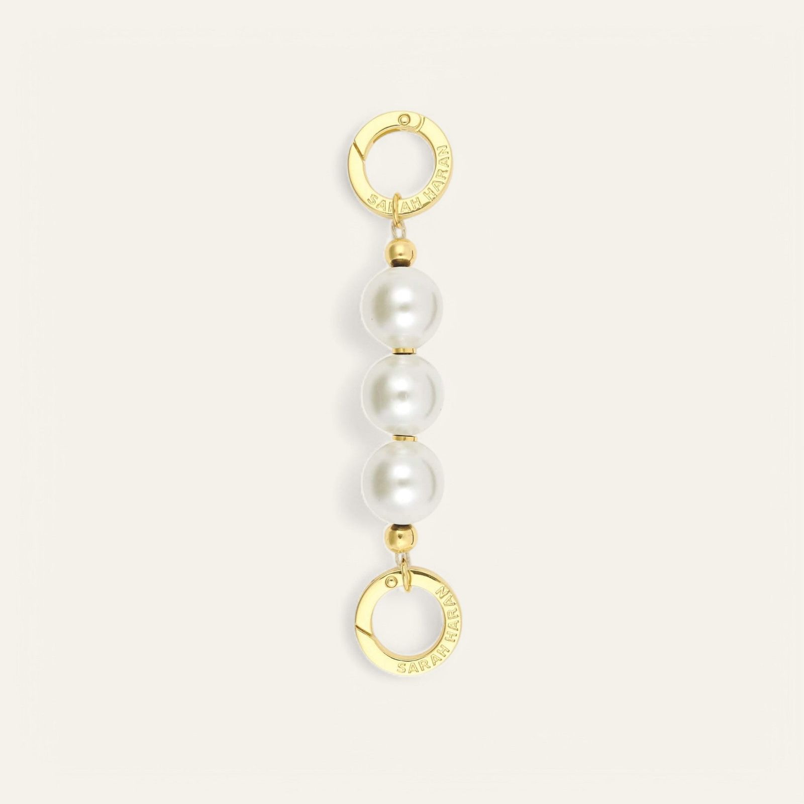 Aurora Strap Extenders | Ivory with Gold hardware Single