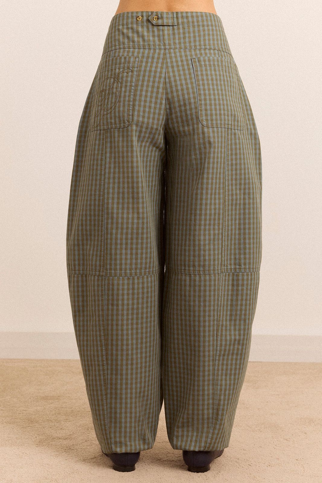 Pre-order Lowen Trouser - Tourmaline Check