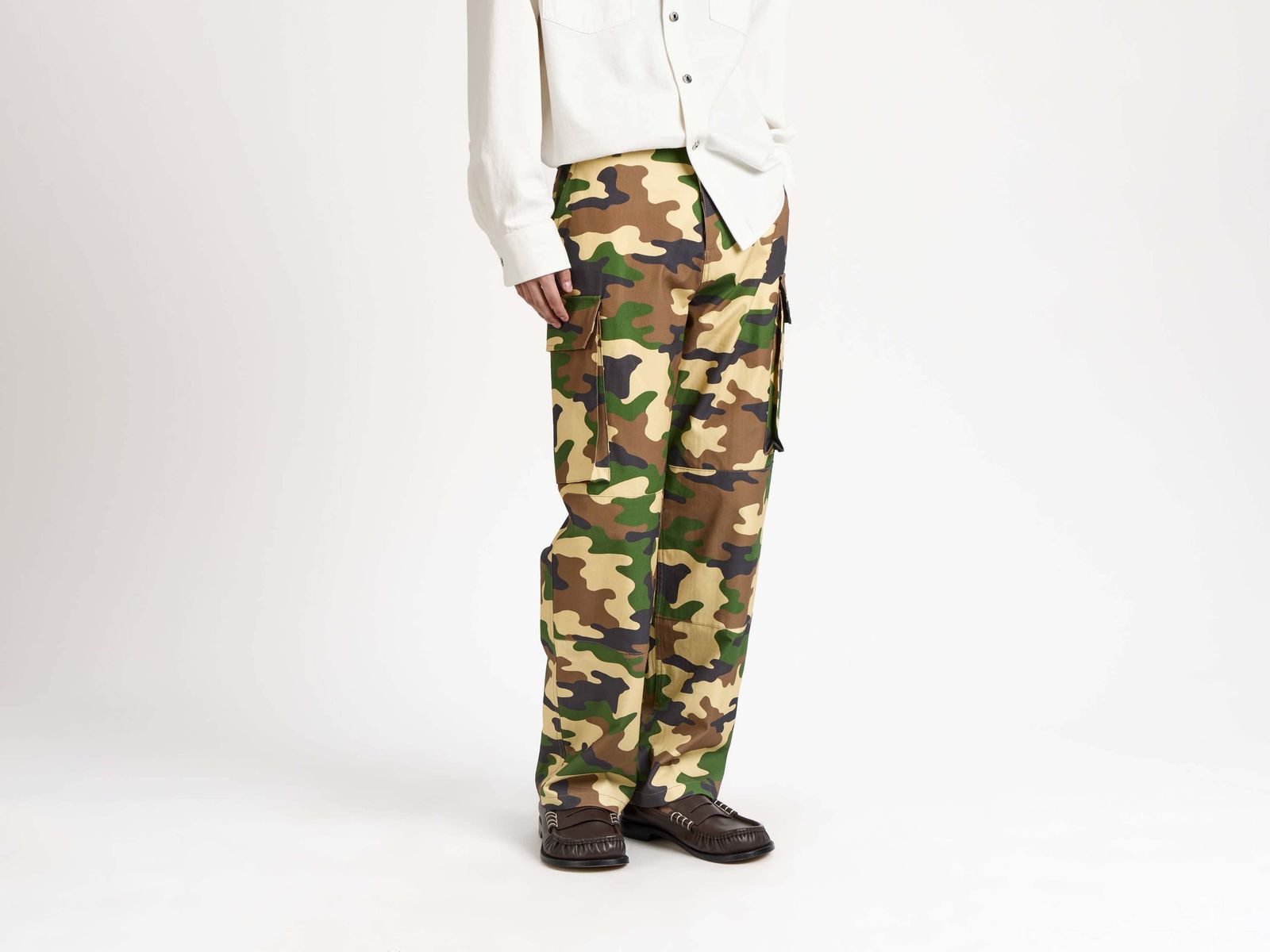CL_CARGO TROUSERS - BROWN/GREEN_TR0422PG1944