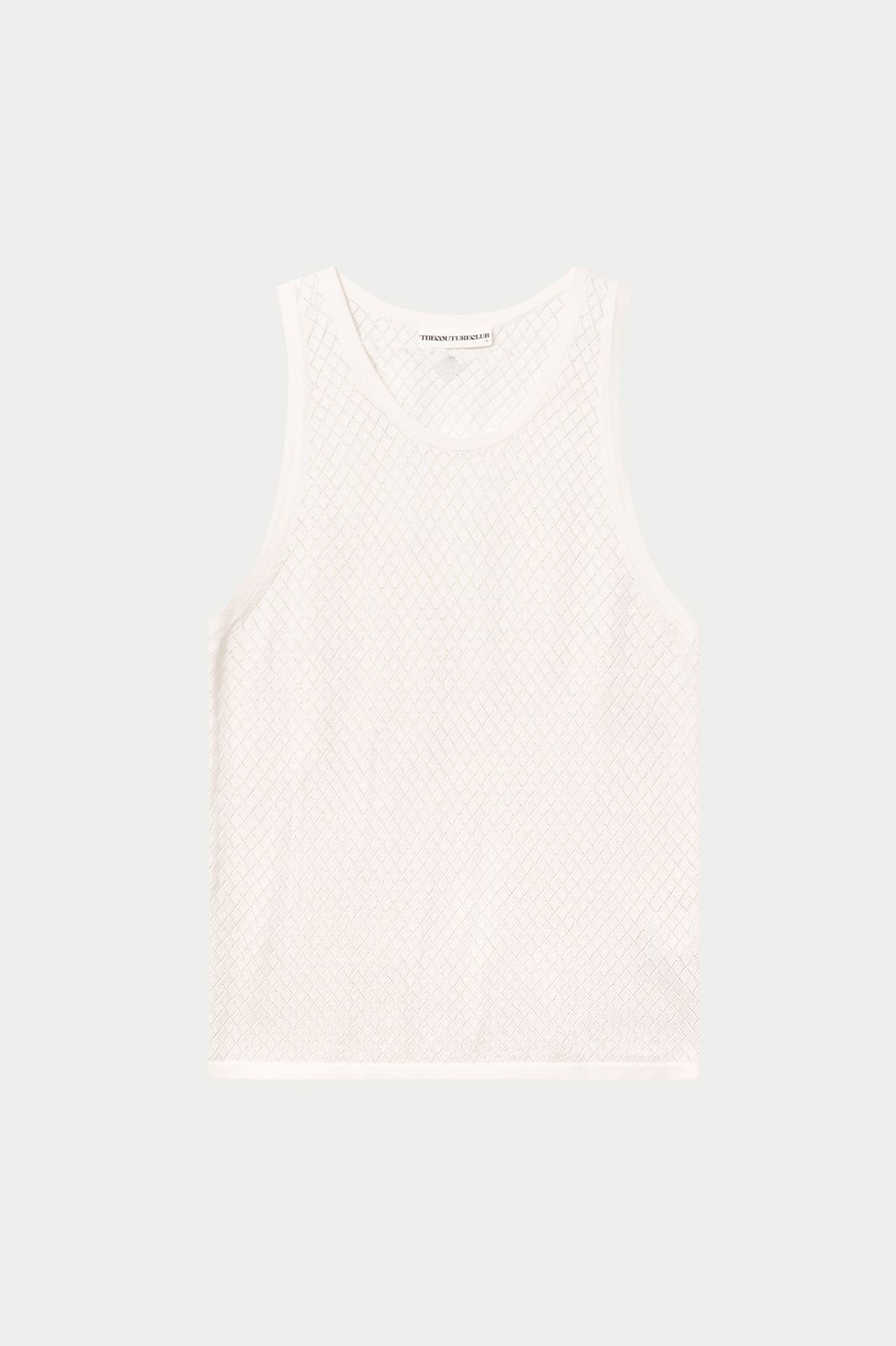 KNITTED VEST - WHITE