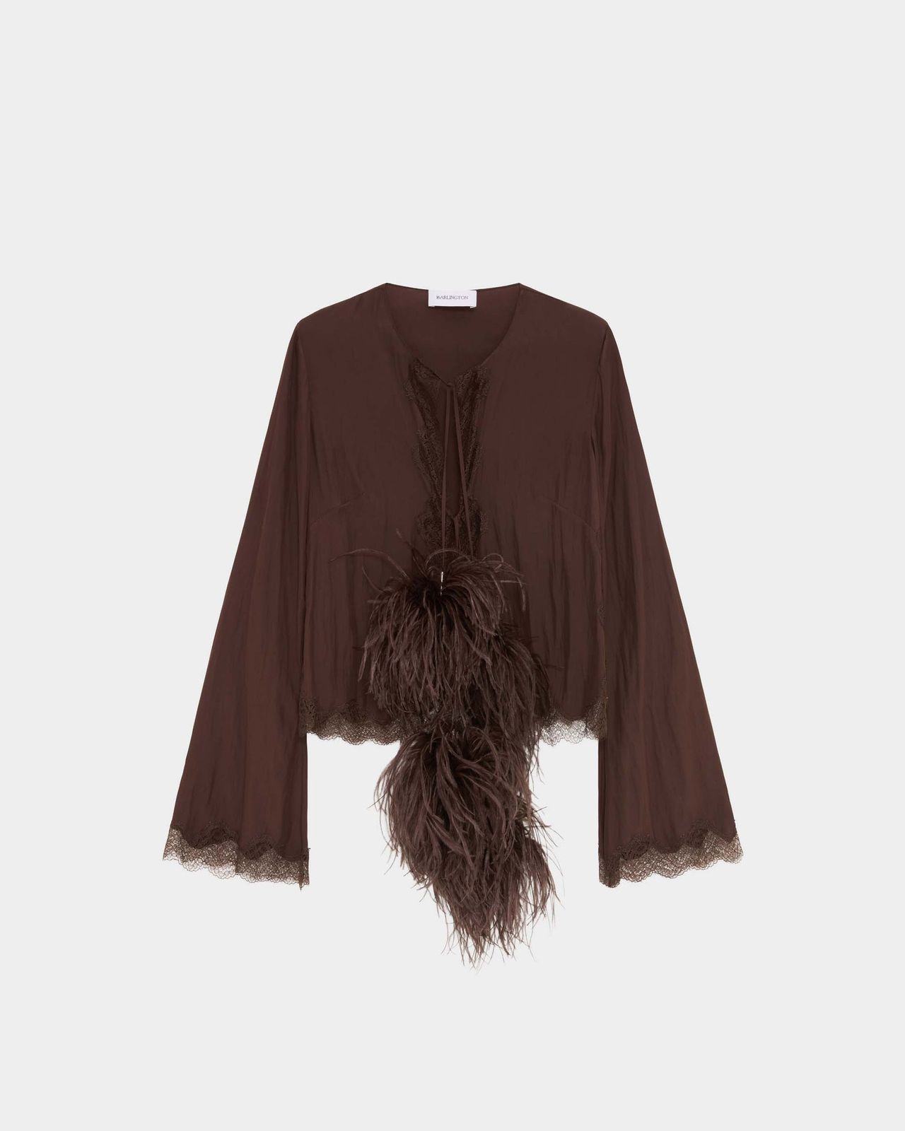 Anvi Cardigan in Satin