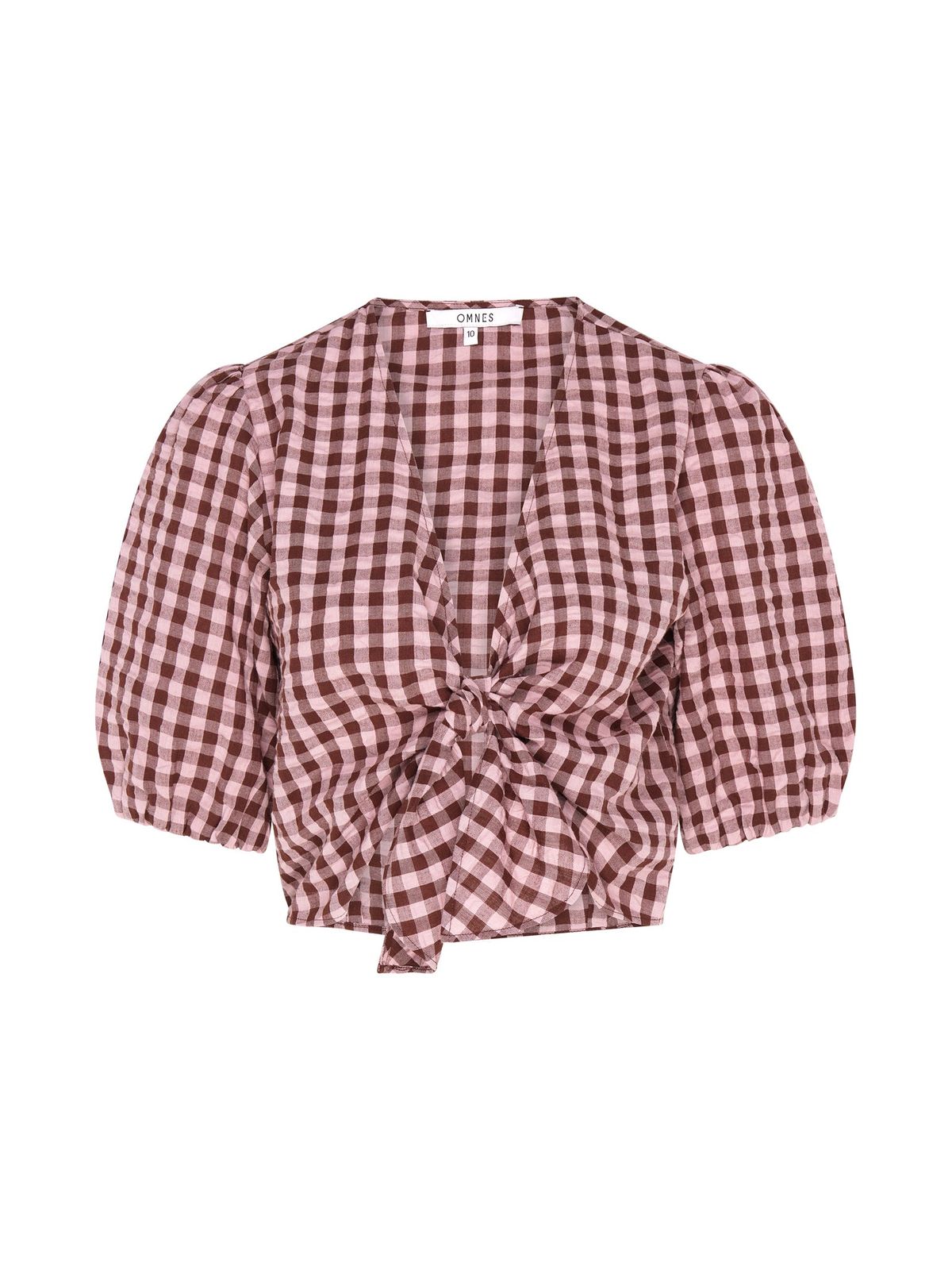 Karina Gingham Top
