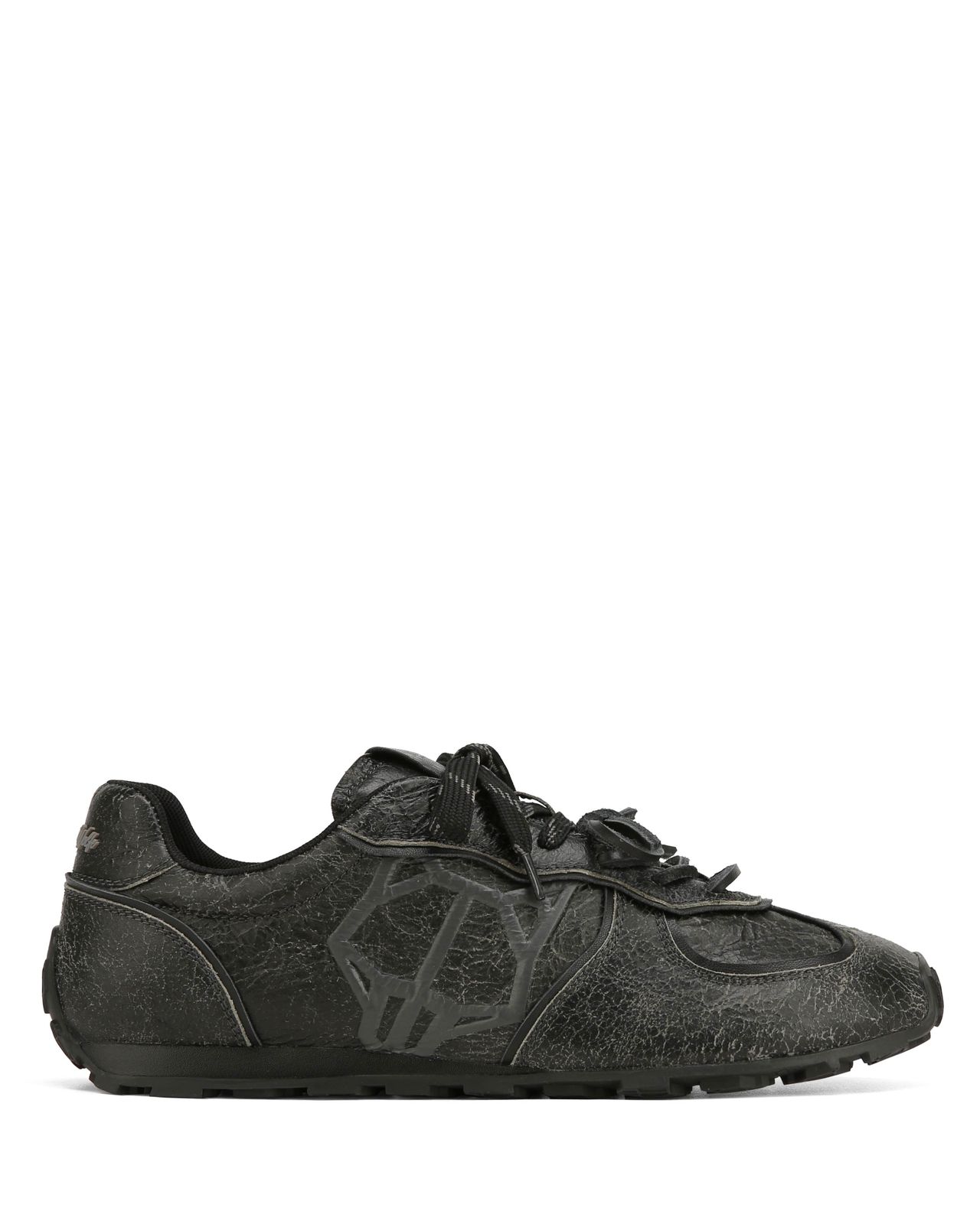 Lightning Grey Distress Leather