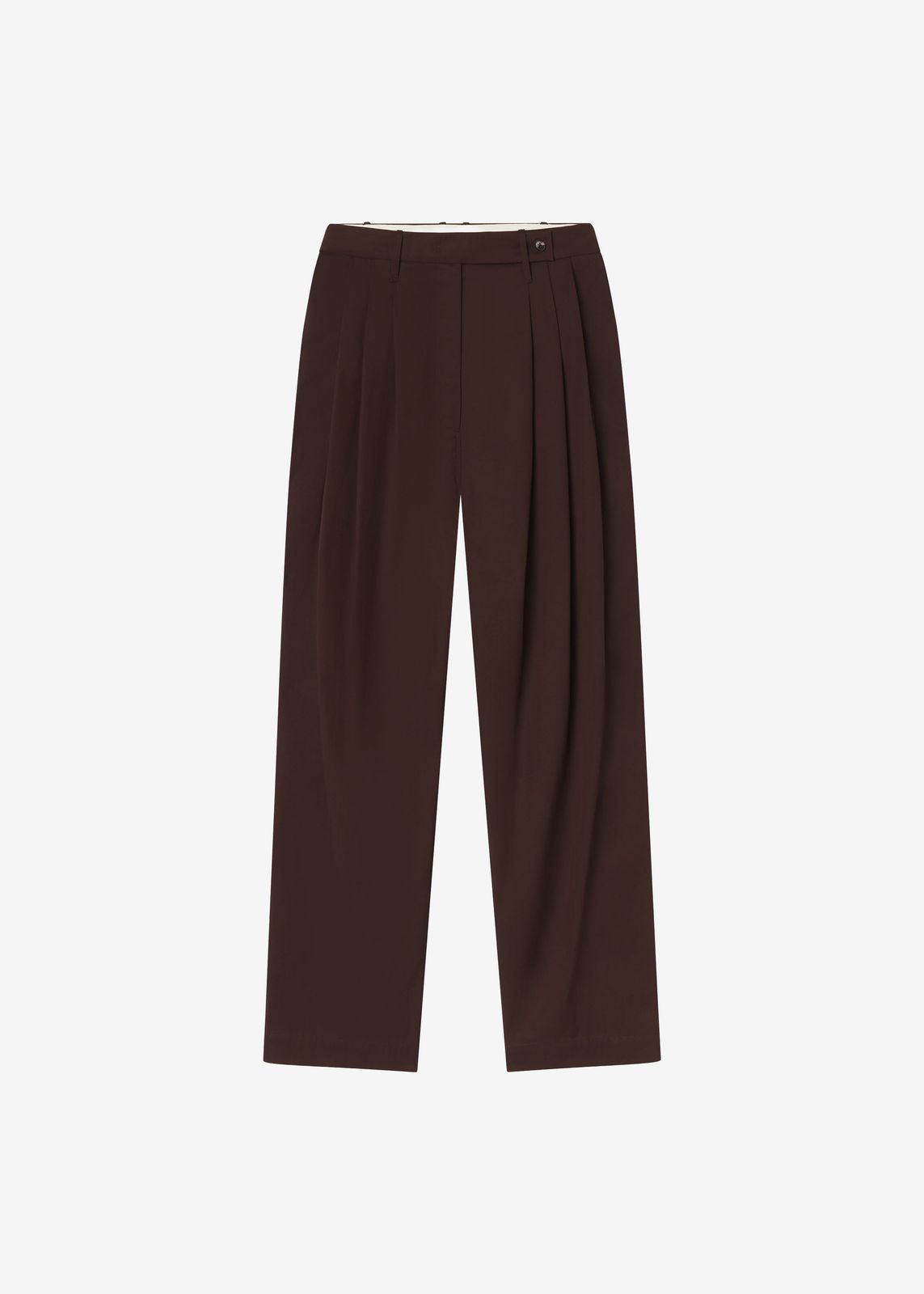 Co Pleated Pants - Chocolate