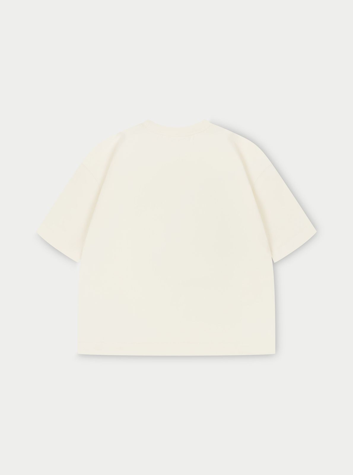 EMBLEM REGULAR FIT T-SHIRT - OFF WHITE