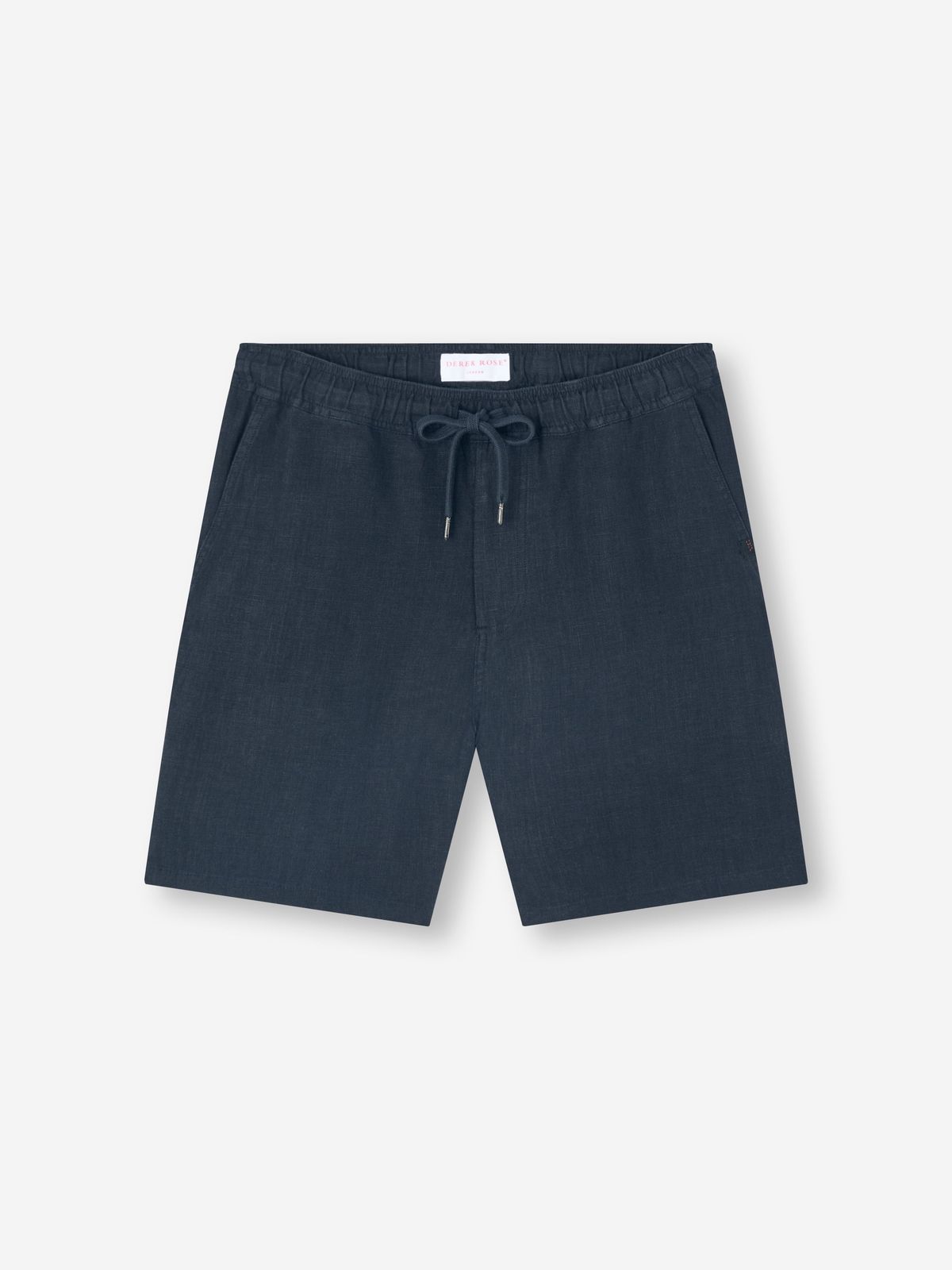 Vienna Linen Shorts Navy Blue