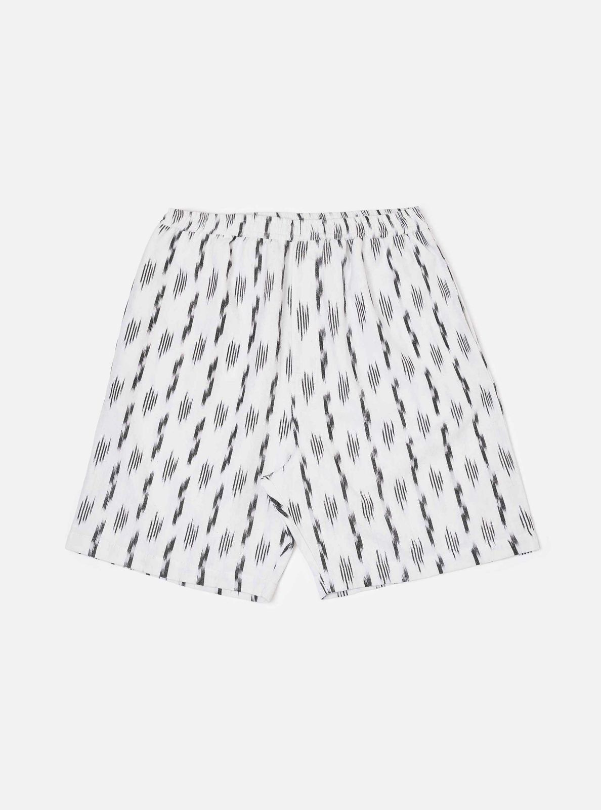 Ecru Ikat Lines Pyjama Short
