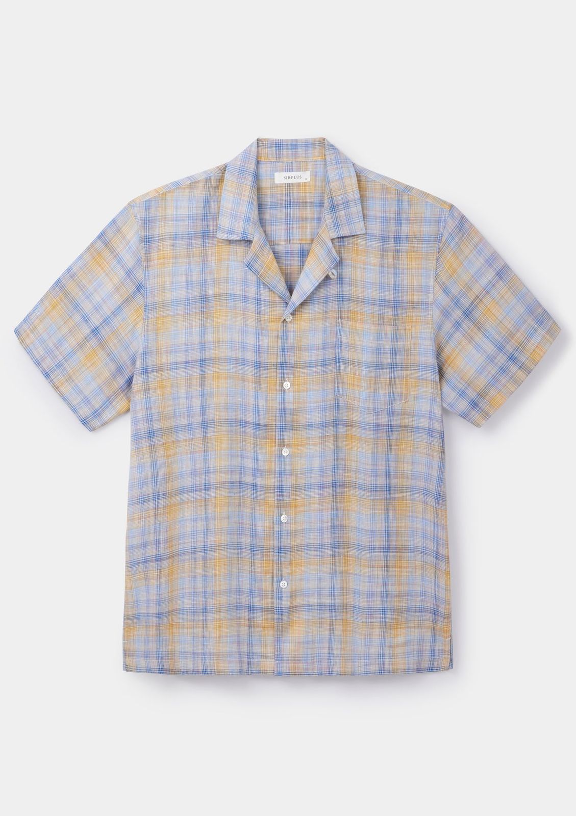 Sunwashed Check Cuban Shirt