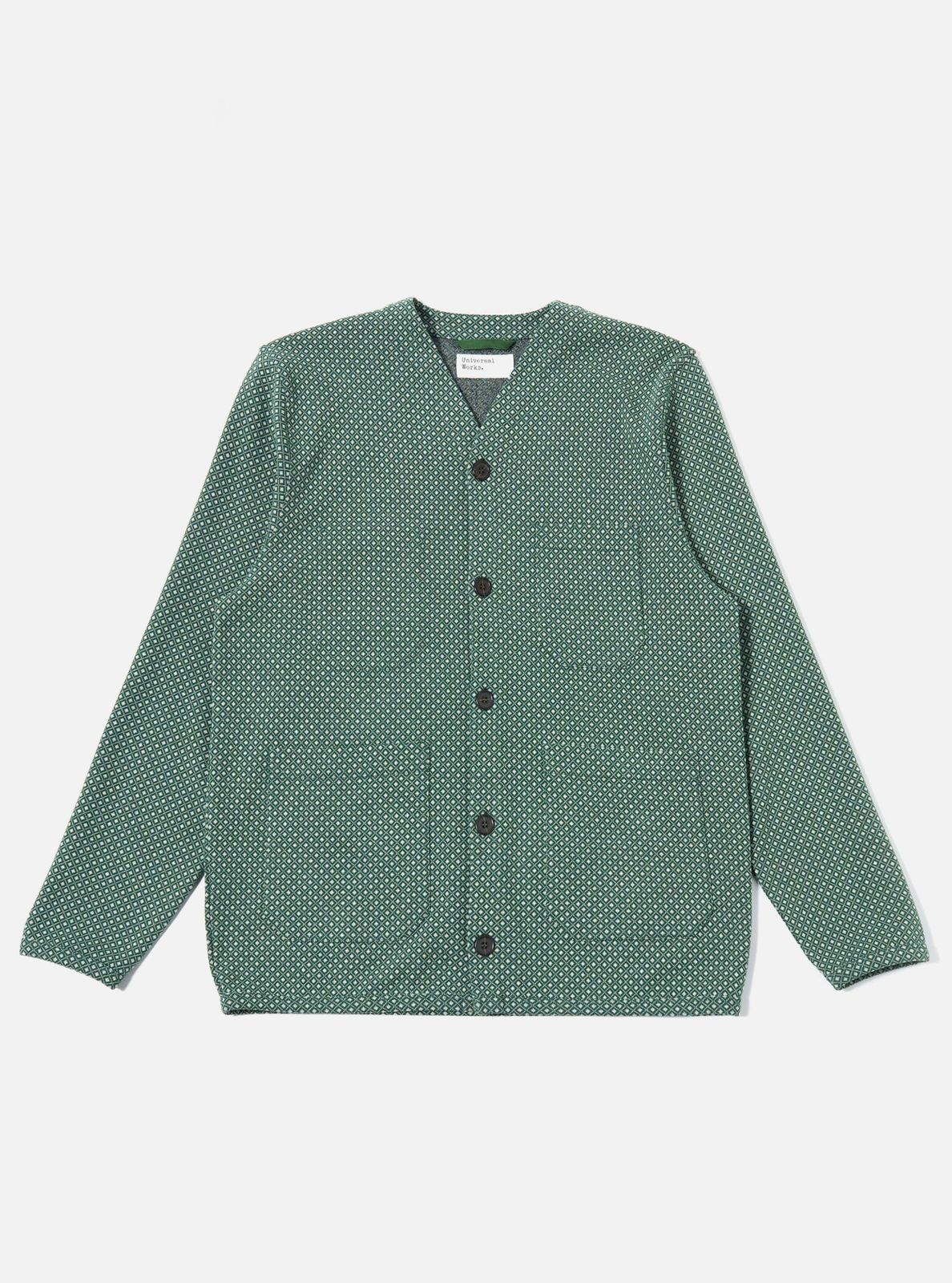 Green Argyll Jersey Cardigan