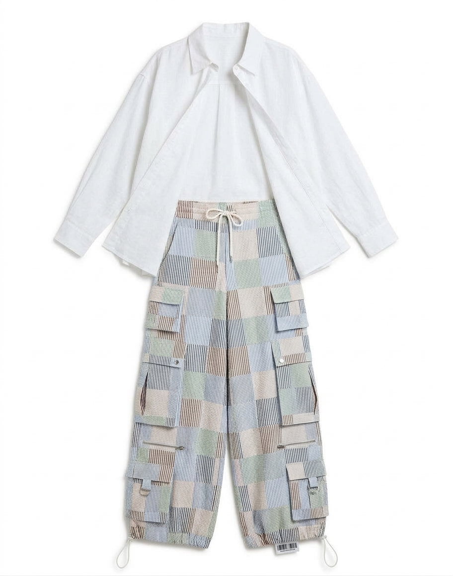 Millie Patchwork Cargo Pants