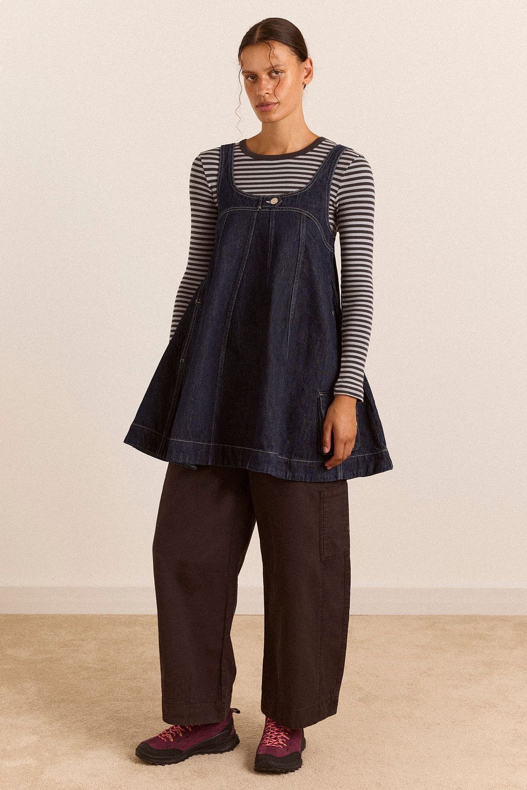 Immy Mini Dress - Dark Wash
