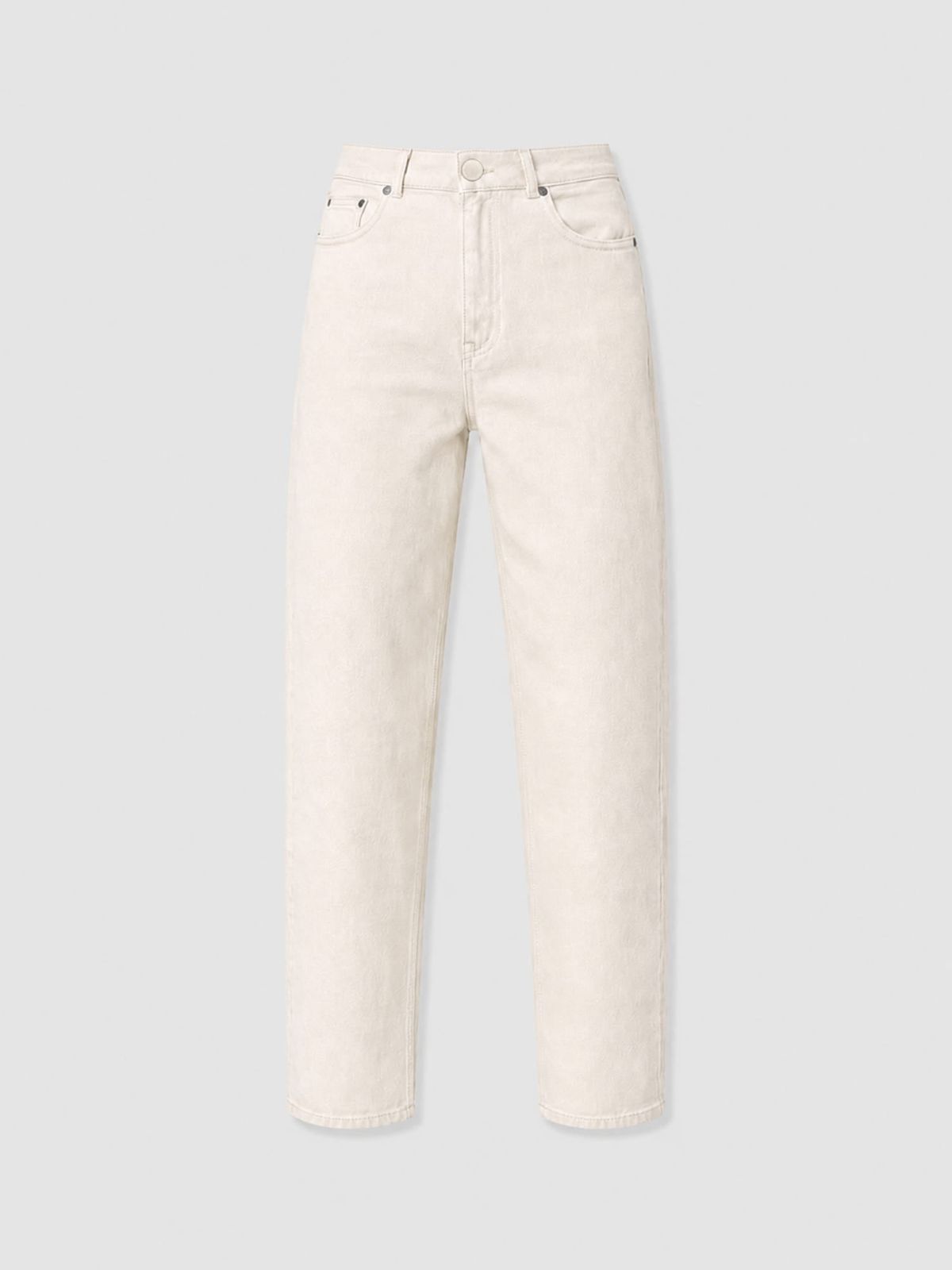 Barrel Leg Jean - Cream