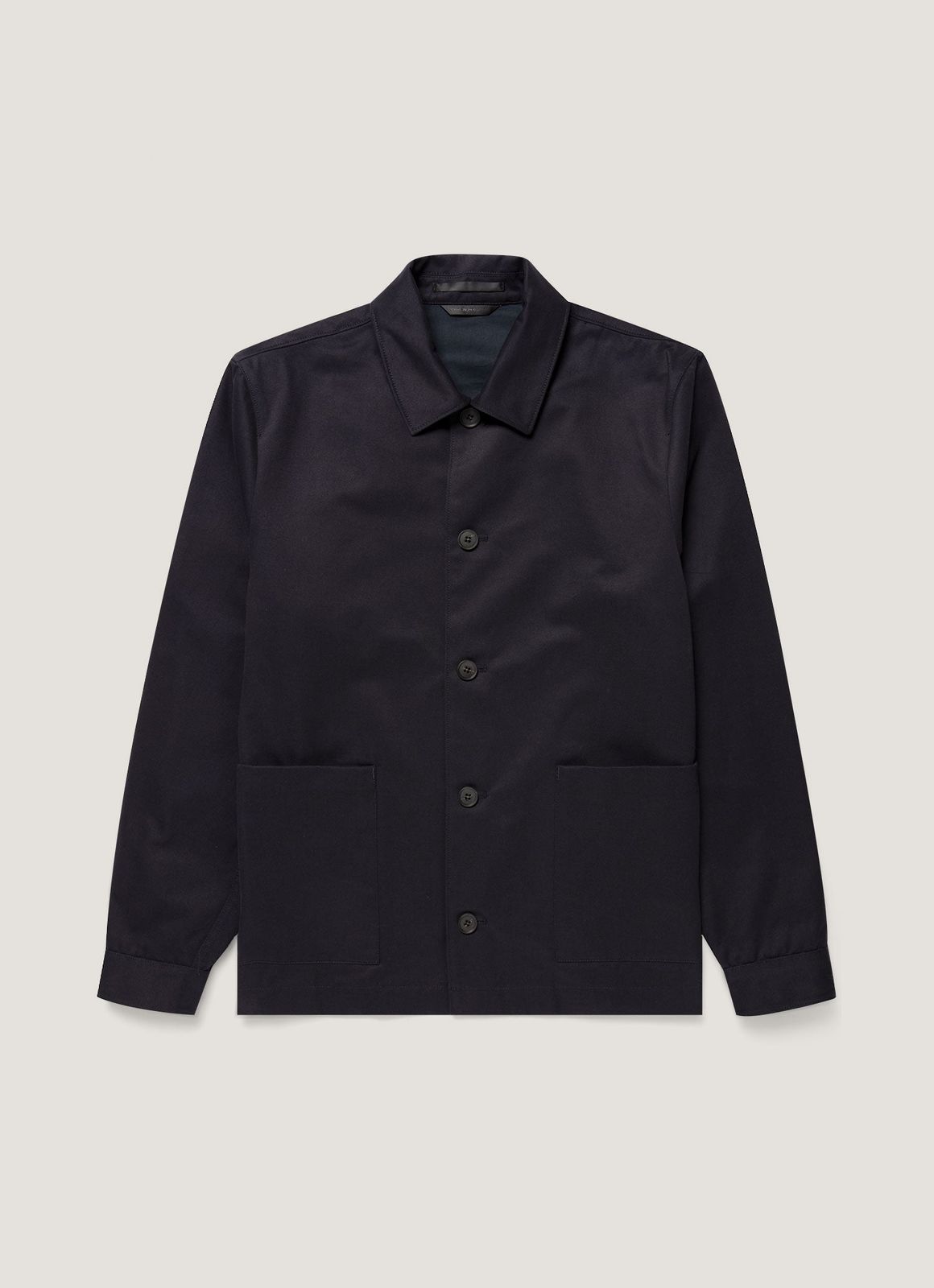Men's Cotton Drill Chore Jacket in Navy