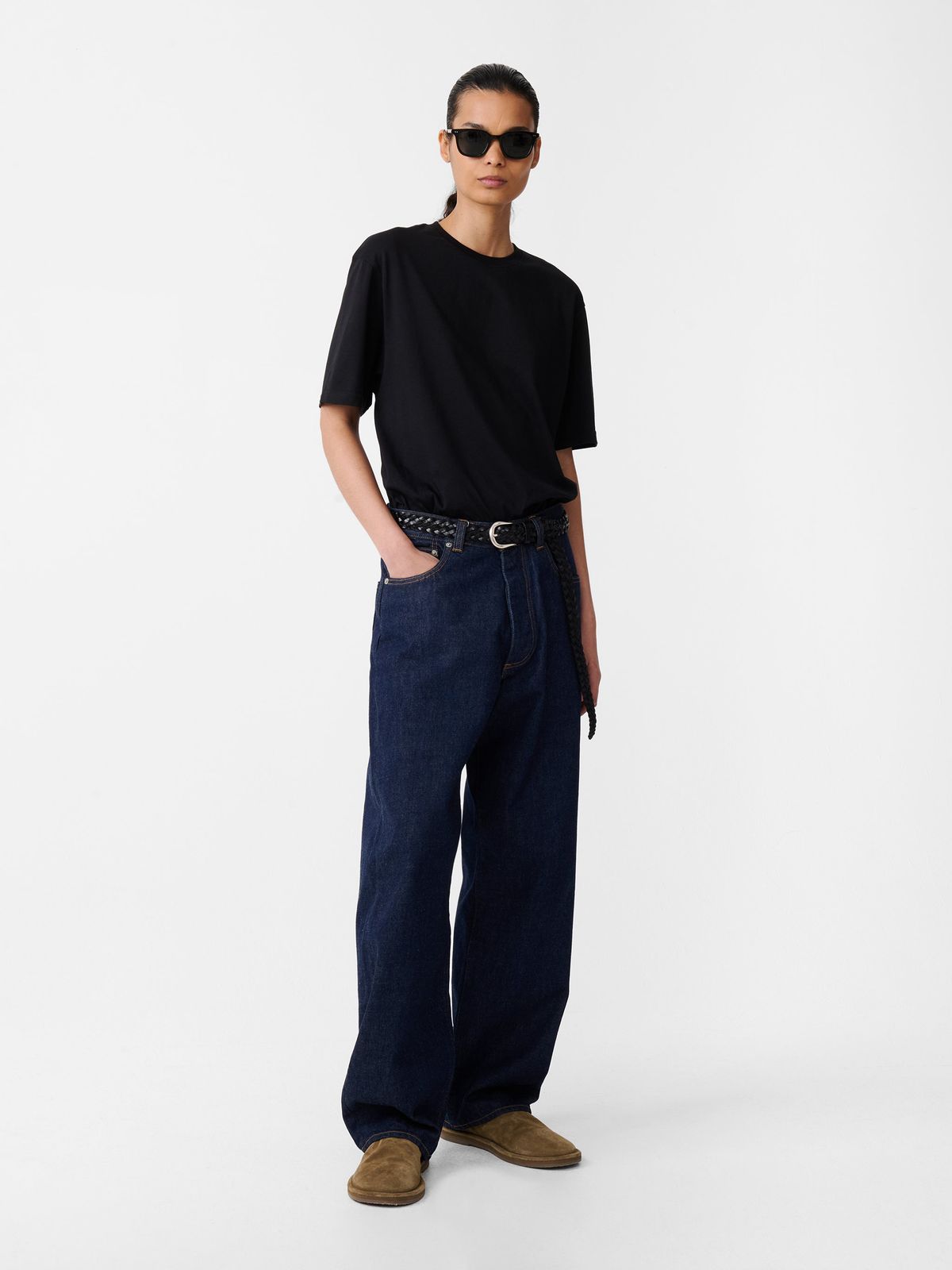 Seb Straight Leg Denim Pant in Indigo Wash