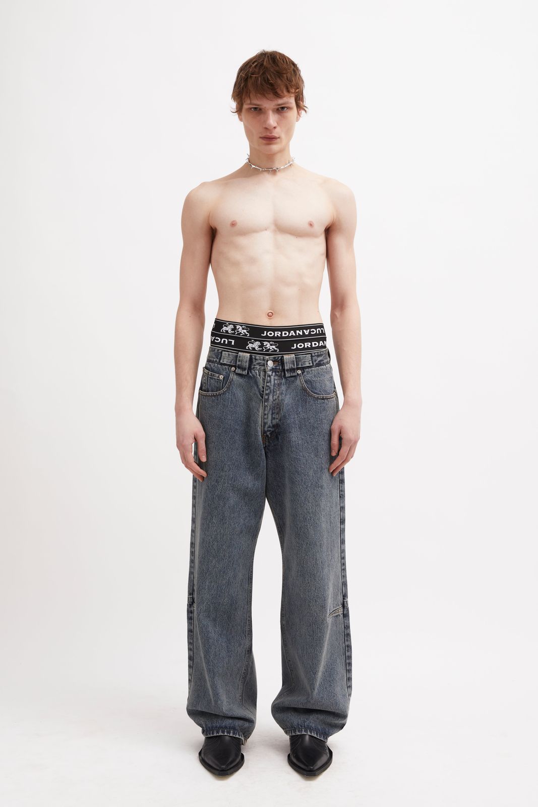 INSIGNIA DENIM JEANS DENIM BLUE MARBLE