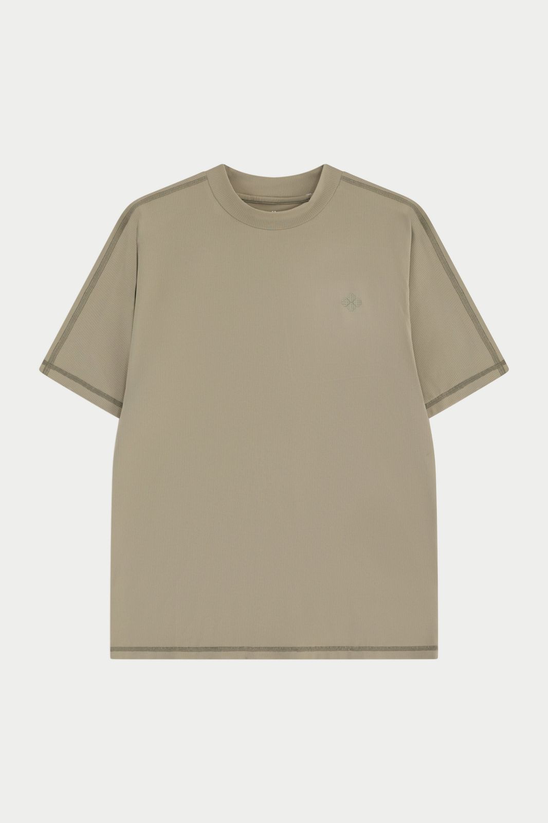 SHORT SLEEVE TRAINING TOP - KHAKI