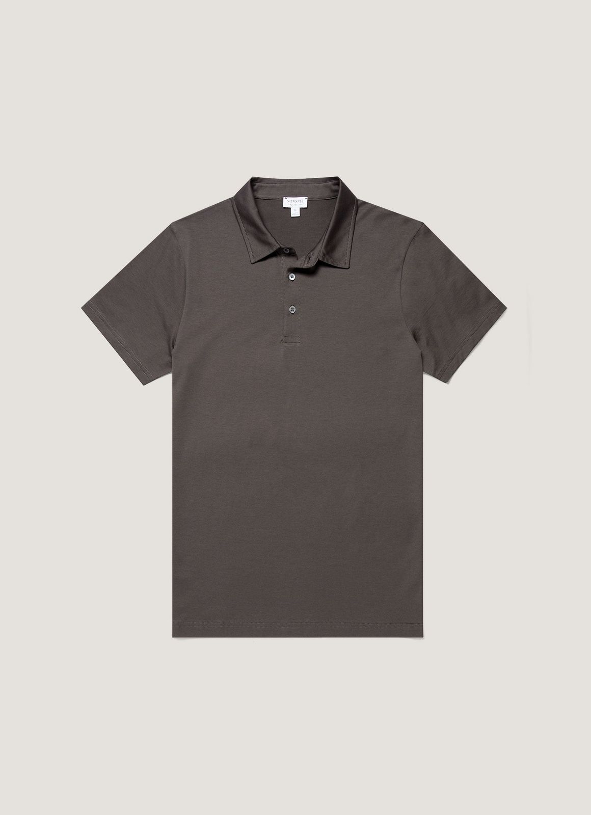Men's Classic Jersey Polo Shirt in Anthracite