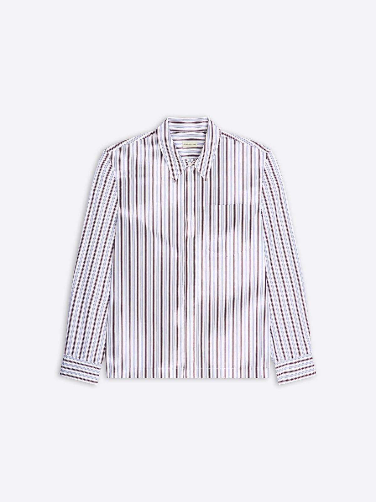 Cotton zip shirt