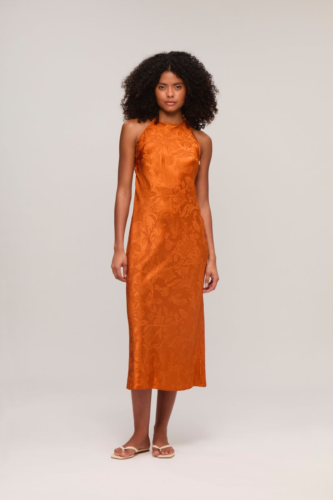 Marrakesh Silk Midi Dress