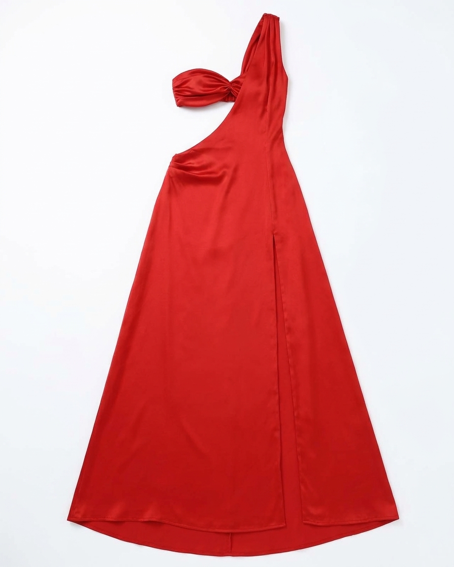 Anthia Maxi Dress In Candy Apple
