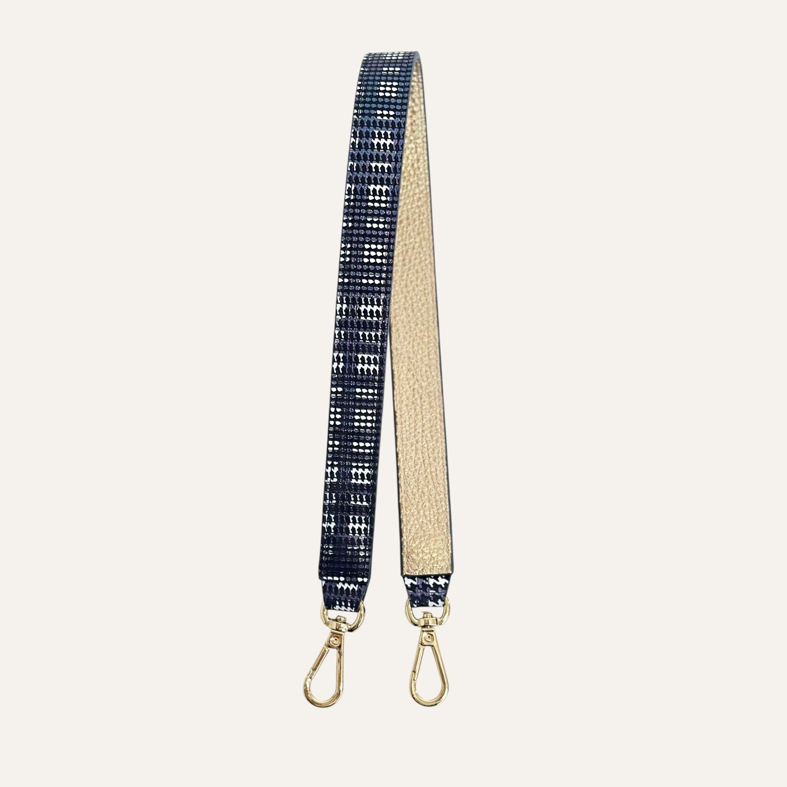 Grabette Handle | Plaid Dreams with Gold hardware