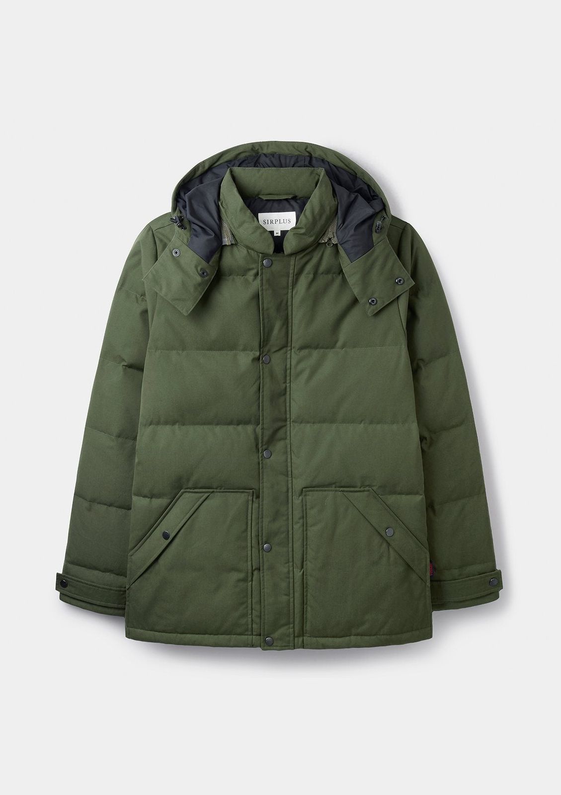 Olive Ventile Cotton Down Jacket